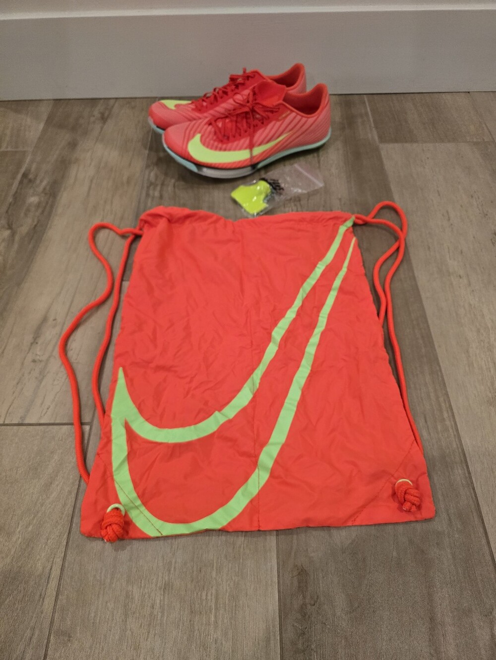 NIKE AIR ZOOM MAXFLY 2 BRIGHT CRIMSON TRACK SPRINTING SHOES MENS